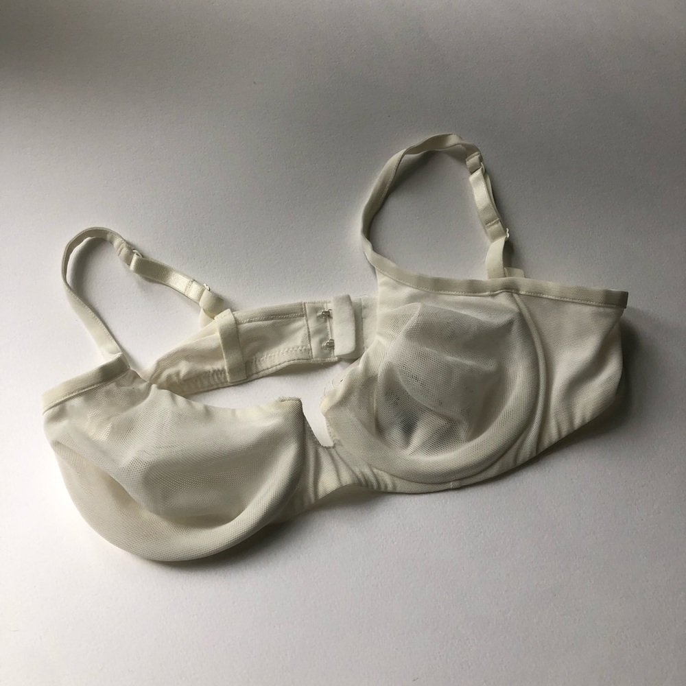 La Perla cream white mesh bra new with tags